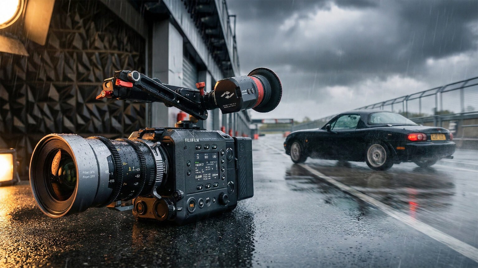 High-end IMAX 70mm camera on a movie set