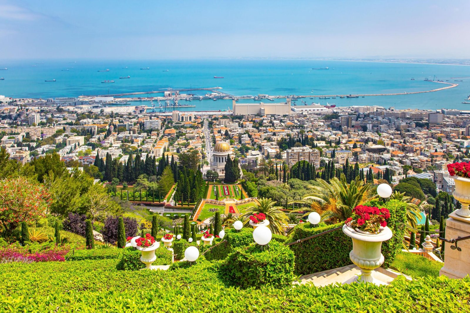 The modern office buildings of Matam High-Tech Park in Haifa