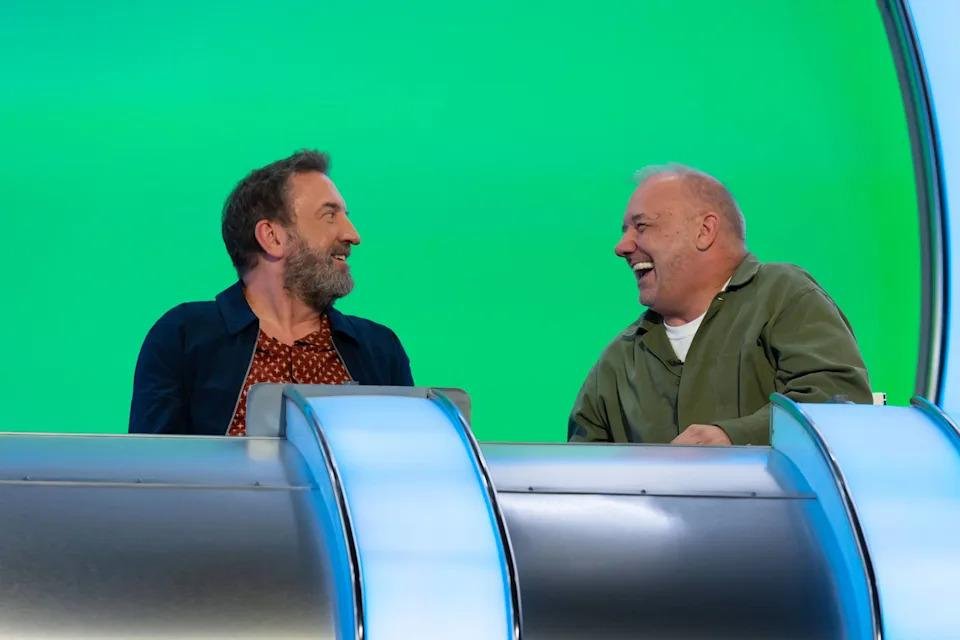 Bob Mortimer during a television appearance