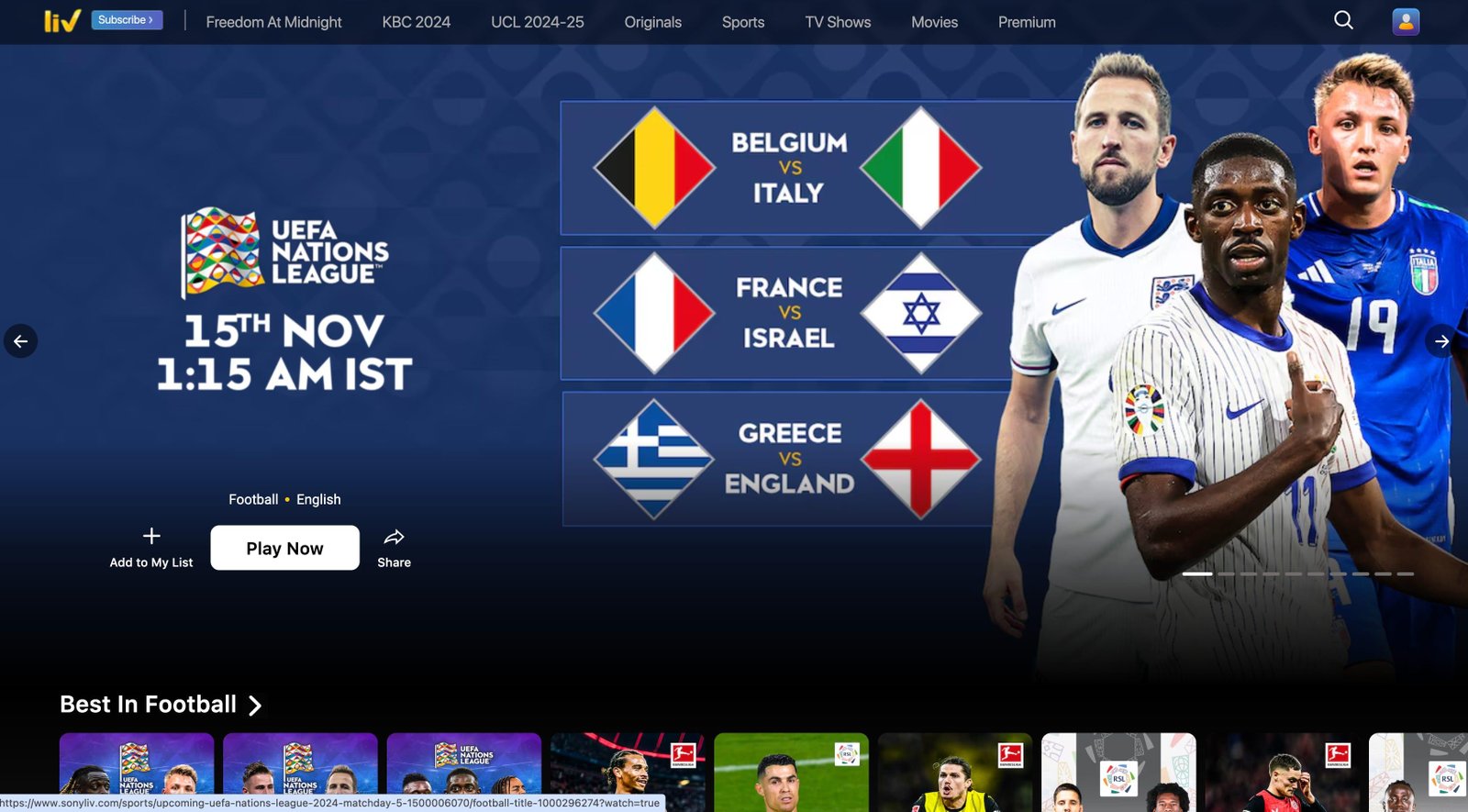 SonyLIV's Strategy in the Indian Sports Streaming Landscape: A Focus on Football and Technological Innovation
