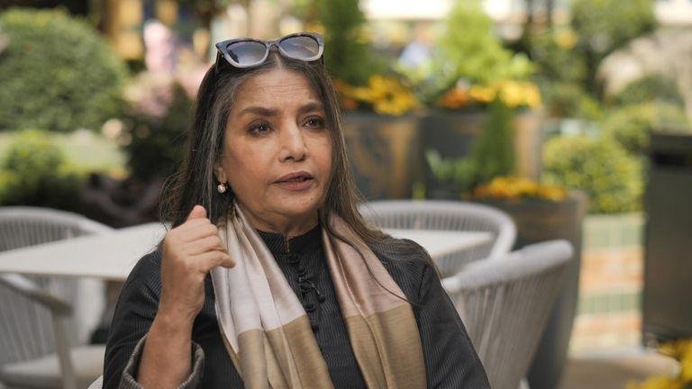Democracy is under attack across the world, Bollywood star Shabana Azmi tells Sky News | World News | Sky News