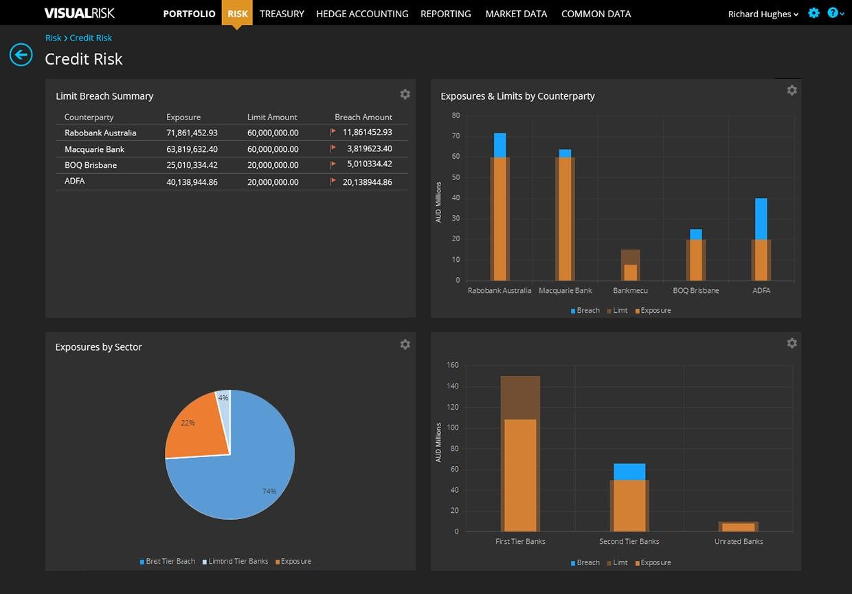 Dark Interface Concept - Credit Risk Dashboard&nbsp;&nbsp; (9) | Images :: Behance