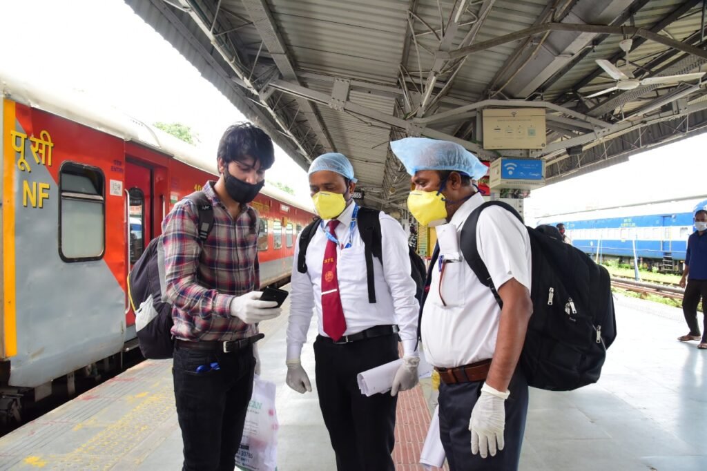 RRB Technician Grade 3 candidates at an exam center
