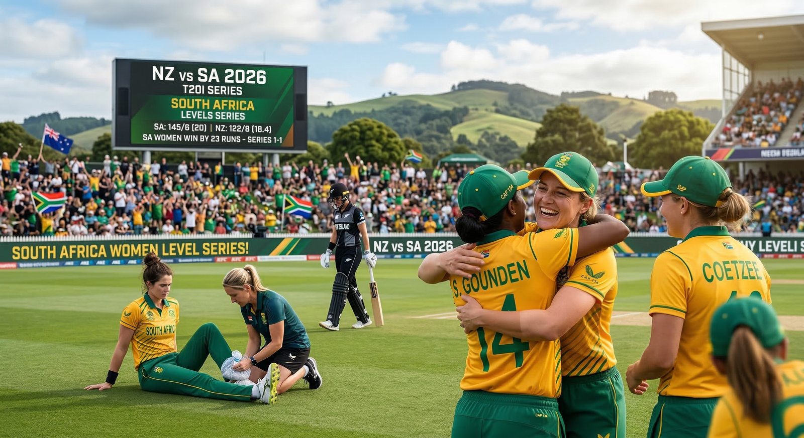 NZ vs SA 2026: South Africa Women Level Series Amidst Injury Blows and Debutant Brilliance