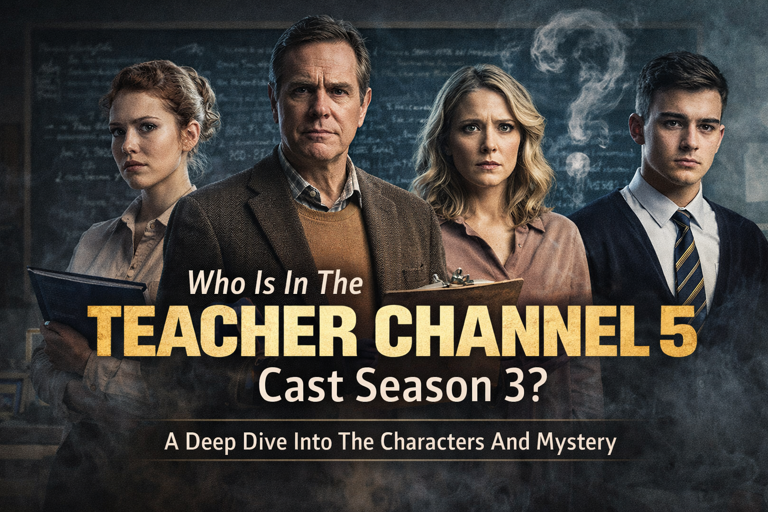 Who Is In The Teacher Channel 5 Cast Season 3? A Deep Dive Into The Characters And Mystery