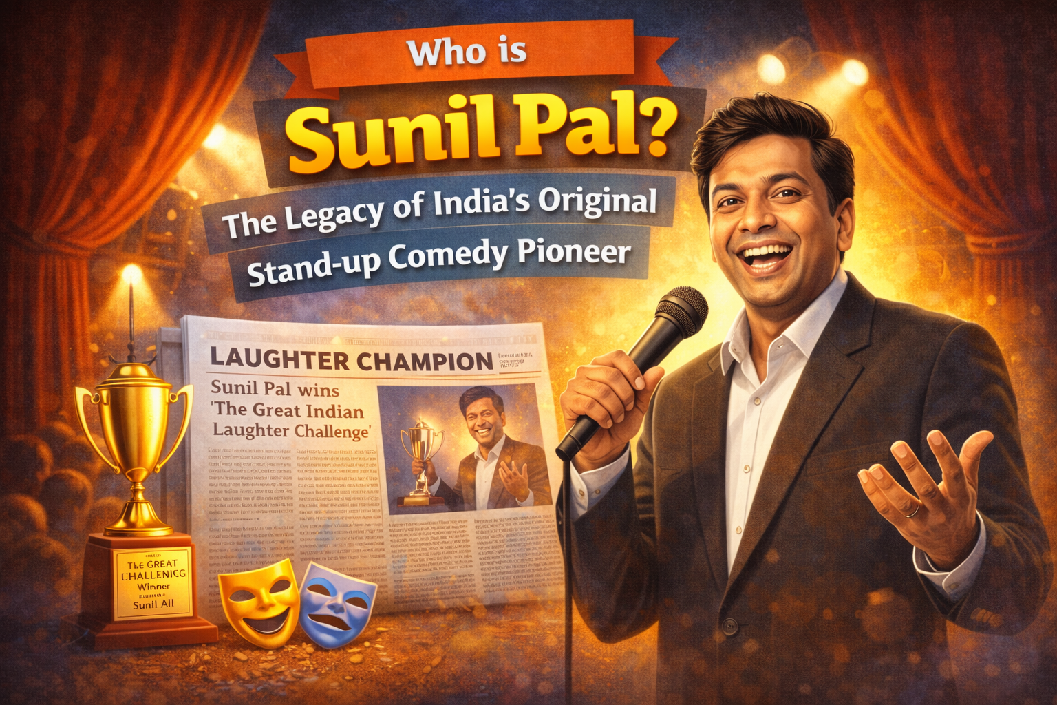 Who is Sunil Pal? The Legacy of India's Original Stand-up Comedy Pioneer
