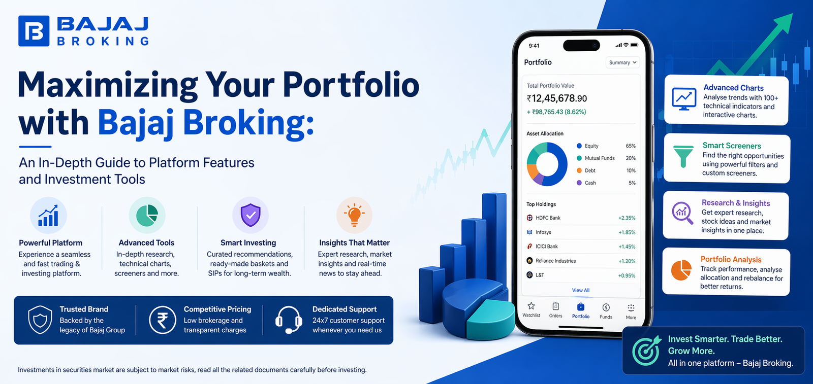 Maximizing Your Portfolio with Bajaj Broking: An In-Depth Guide to Platform Features and Investment Tools
