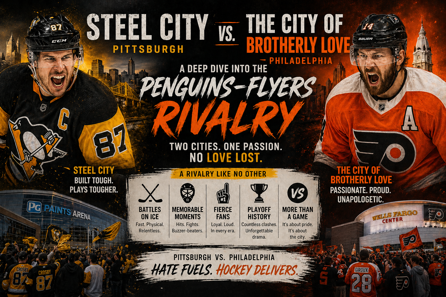 Steel City vs. The City of Brotherly Love: A Deep Dive into the Penguins-Flyers Rivalry