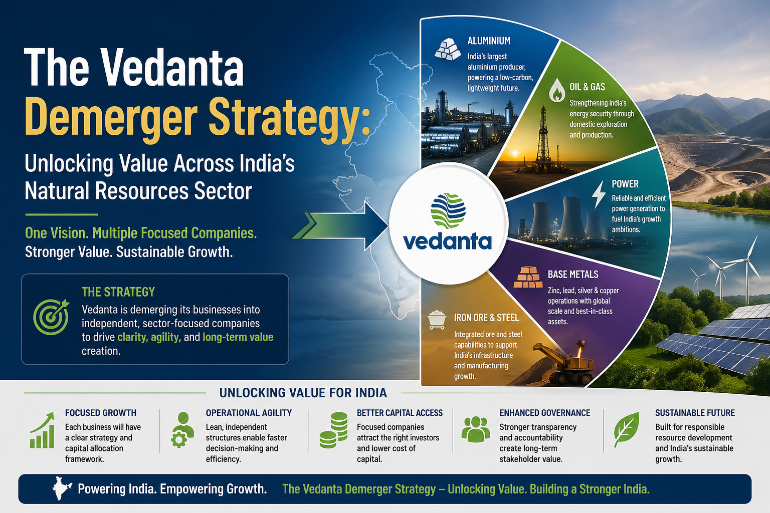 The Vedanta Demerger Strategy: Unlocking Value Across India’s Natural Resources Sector