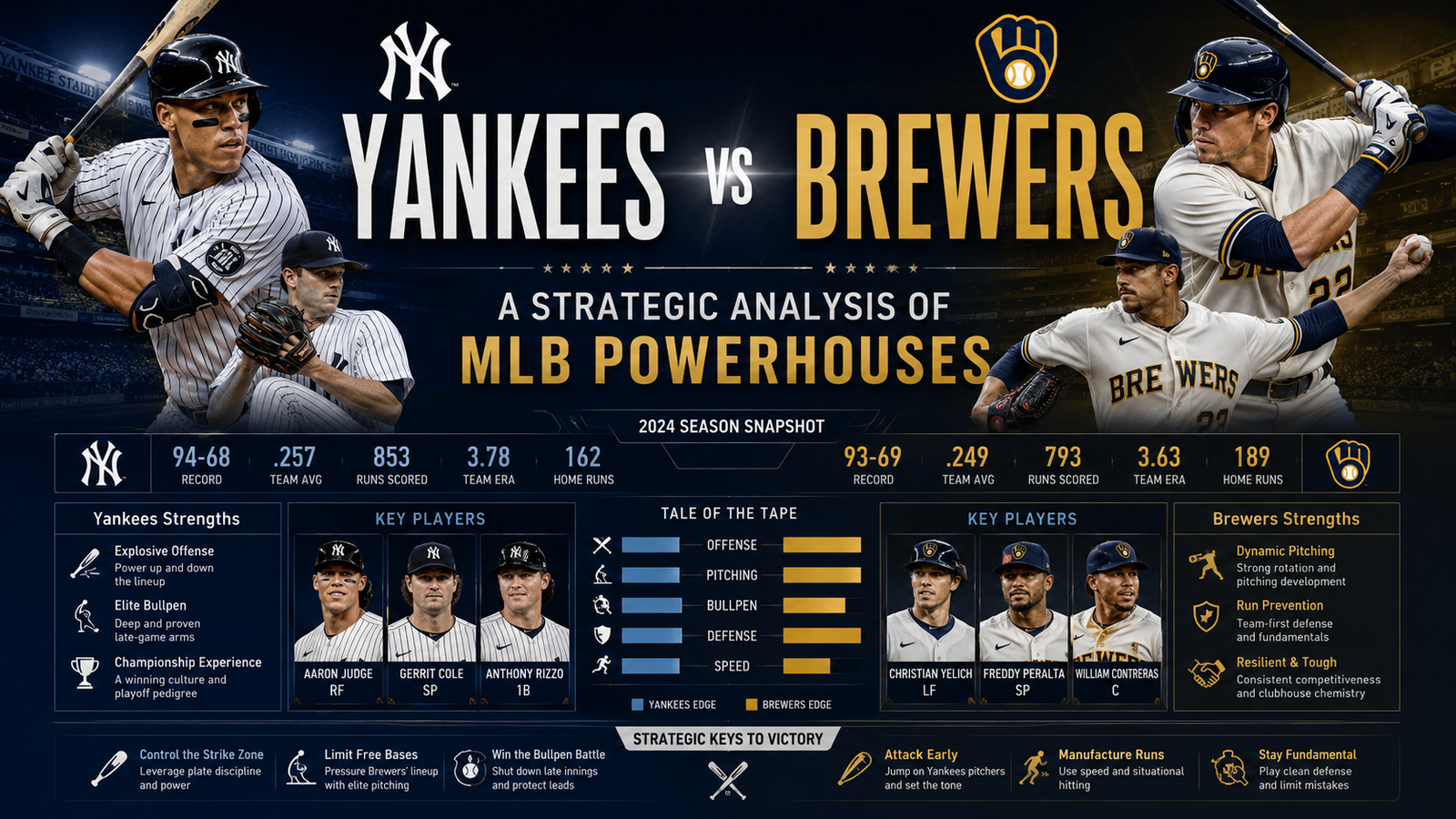 Yankees vs Brewers: A Strategic Analysis of MLB Powerhouses