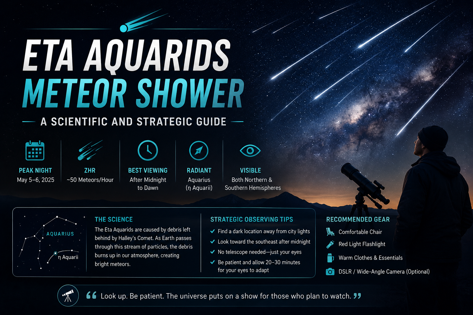Eta Aquarids Meteor Shower: A Scientific and Strategic Guide