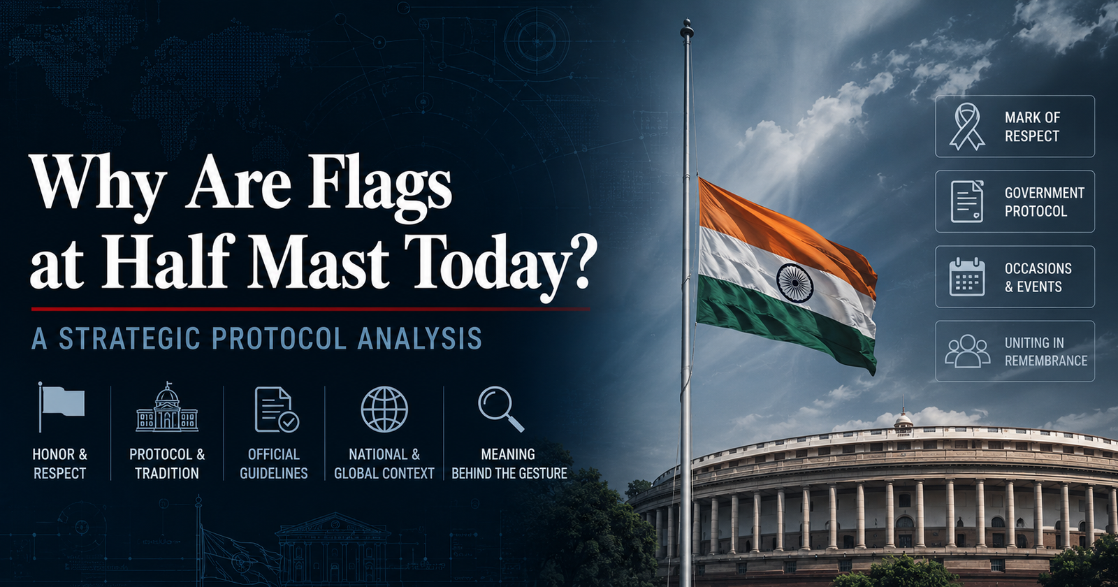 Why Are Flags at Half Mast Today? A Strategic Protocol Analysis