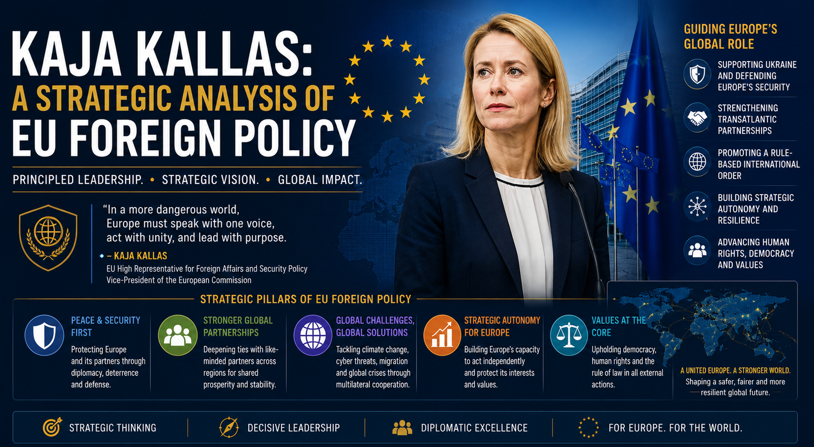 Kaja Kallas: A Strategic Analysis of EU Foreign Policy