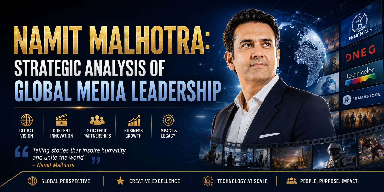 Namit Malhotra: Strategic Analysis of Global Media Leadership