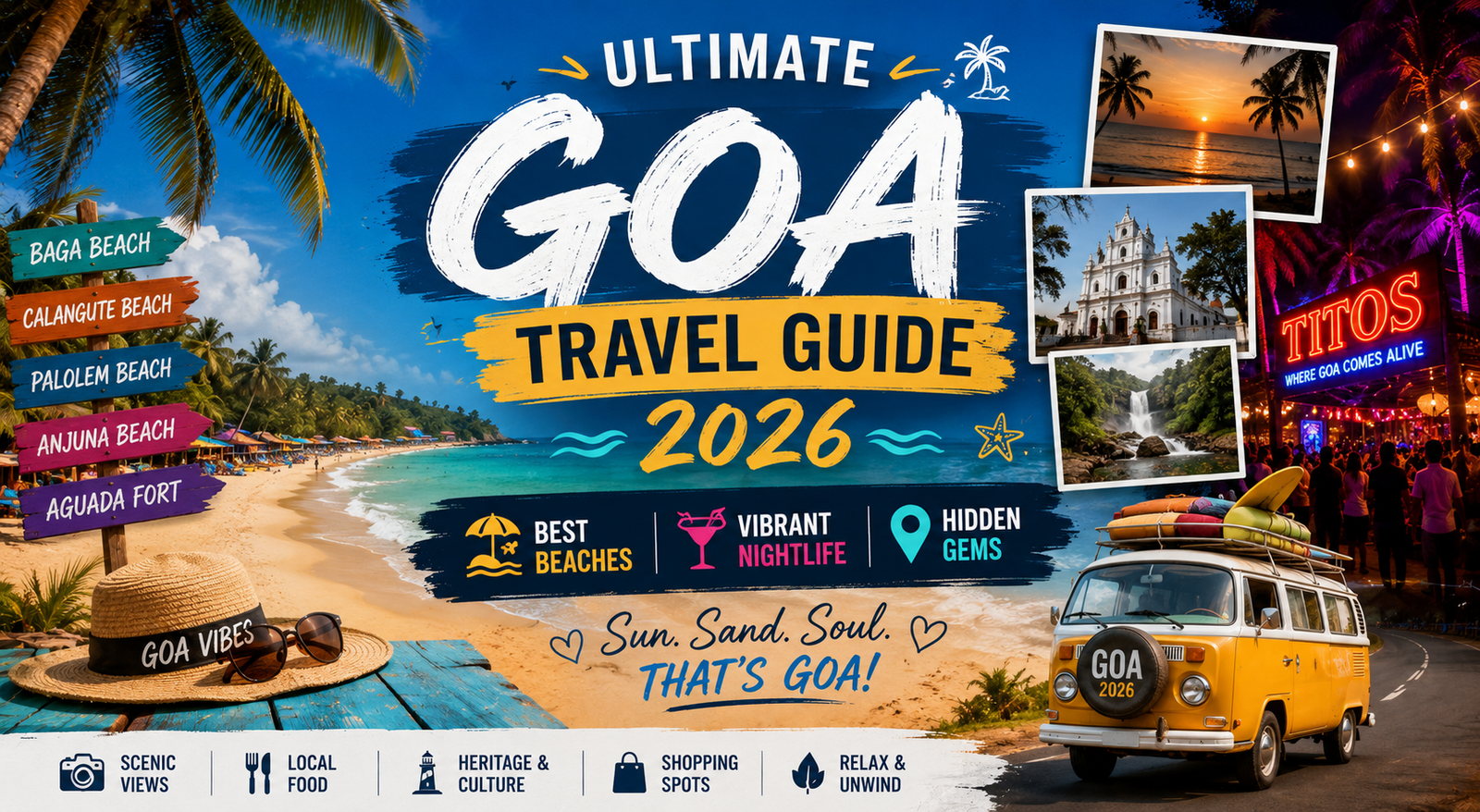 Ultimate Goa Travel Guide 2026: Best Beaches, Nightlife & Hidden Gems
