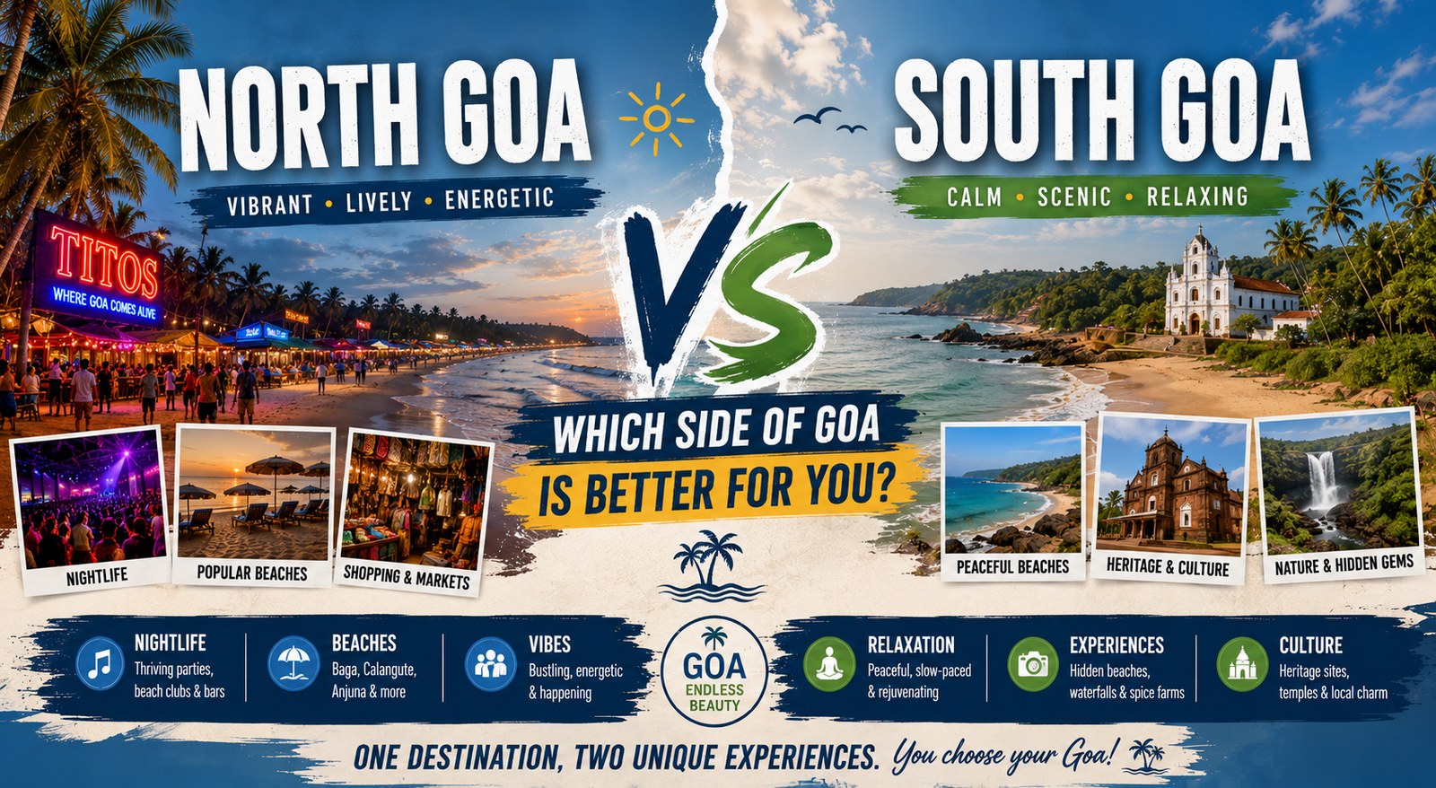 North Goa vs South Goa: Which Side of Goa is Better for You?