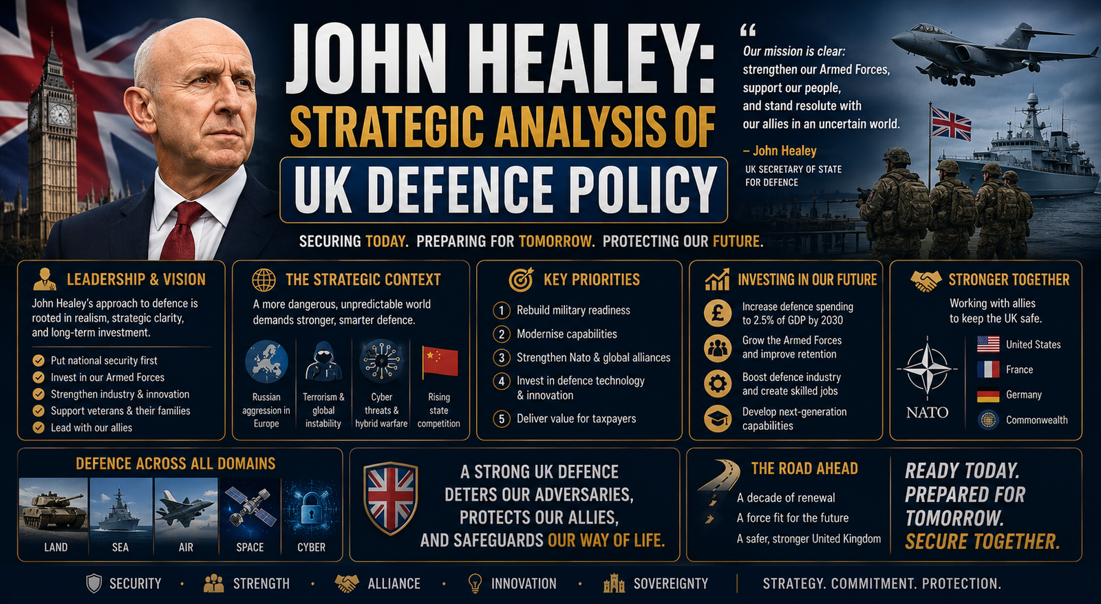 John Healey: Strategic Analysis of UK Defence Policy