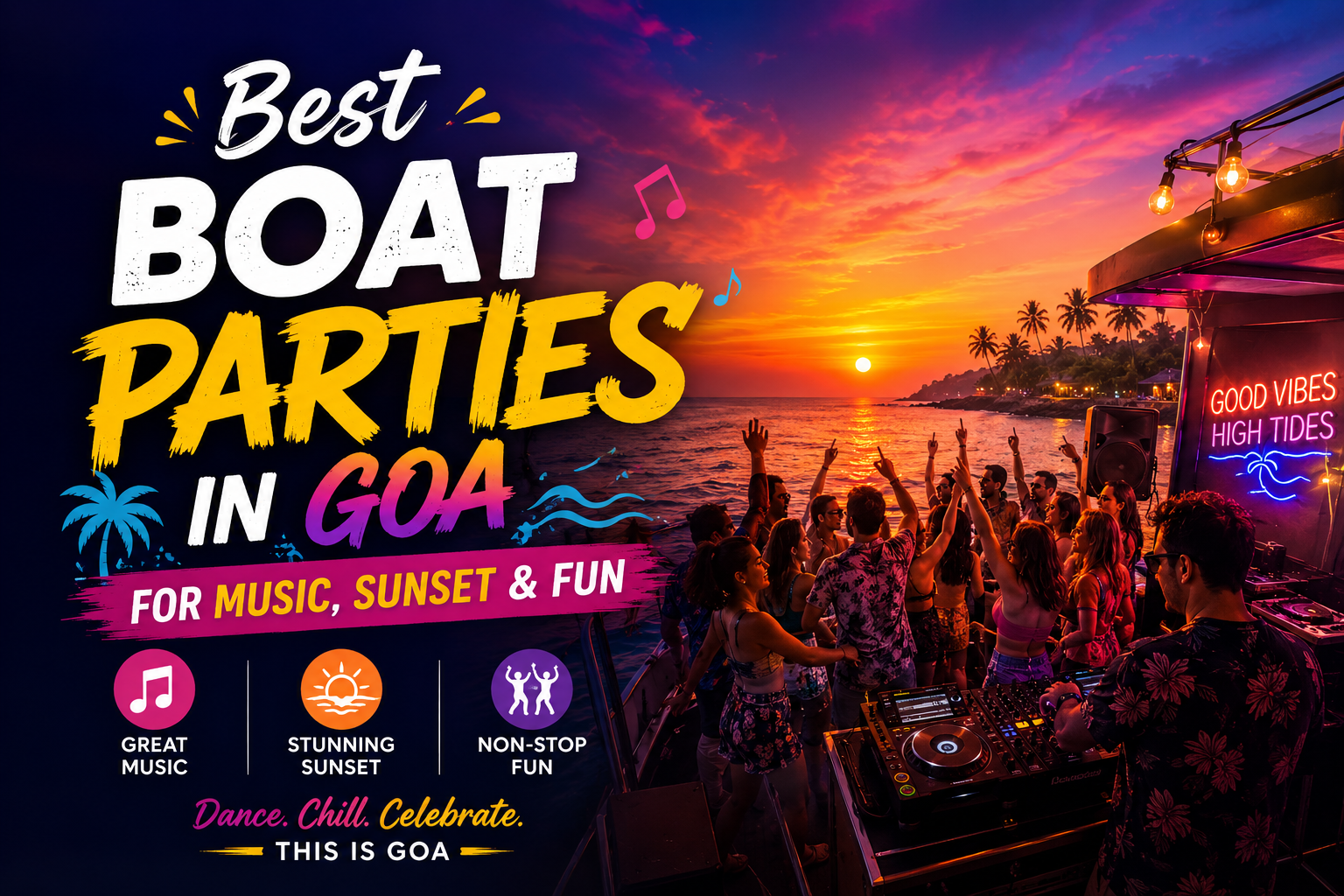 Best Boat Parties in Goa for Music, Sunset & Fun