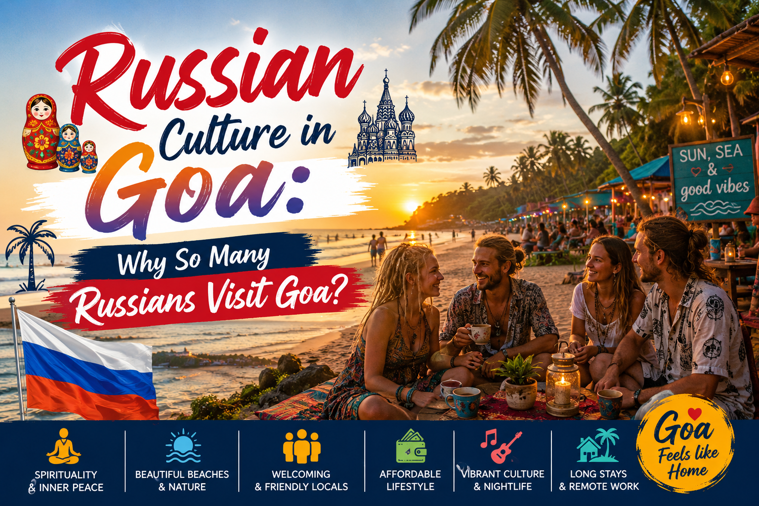 Russian Culture in Goa: Why So Many Russians Visit Goa?