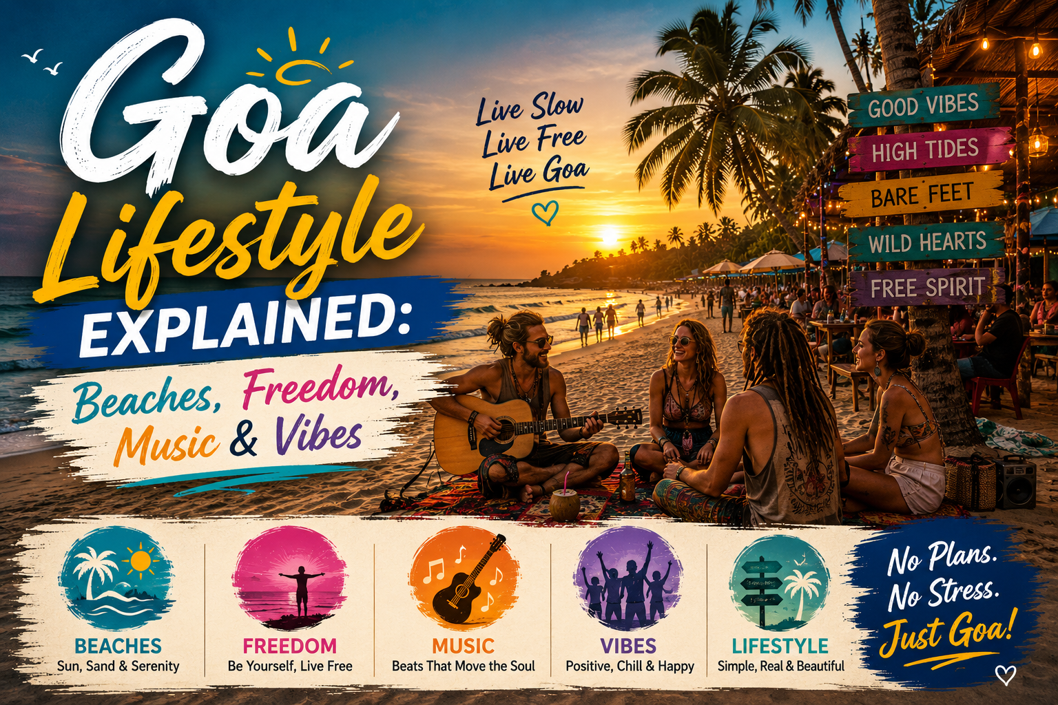 Goa Lifestyle Explained: Beaches, Freedom, Music & Vibes