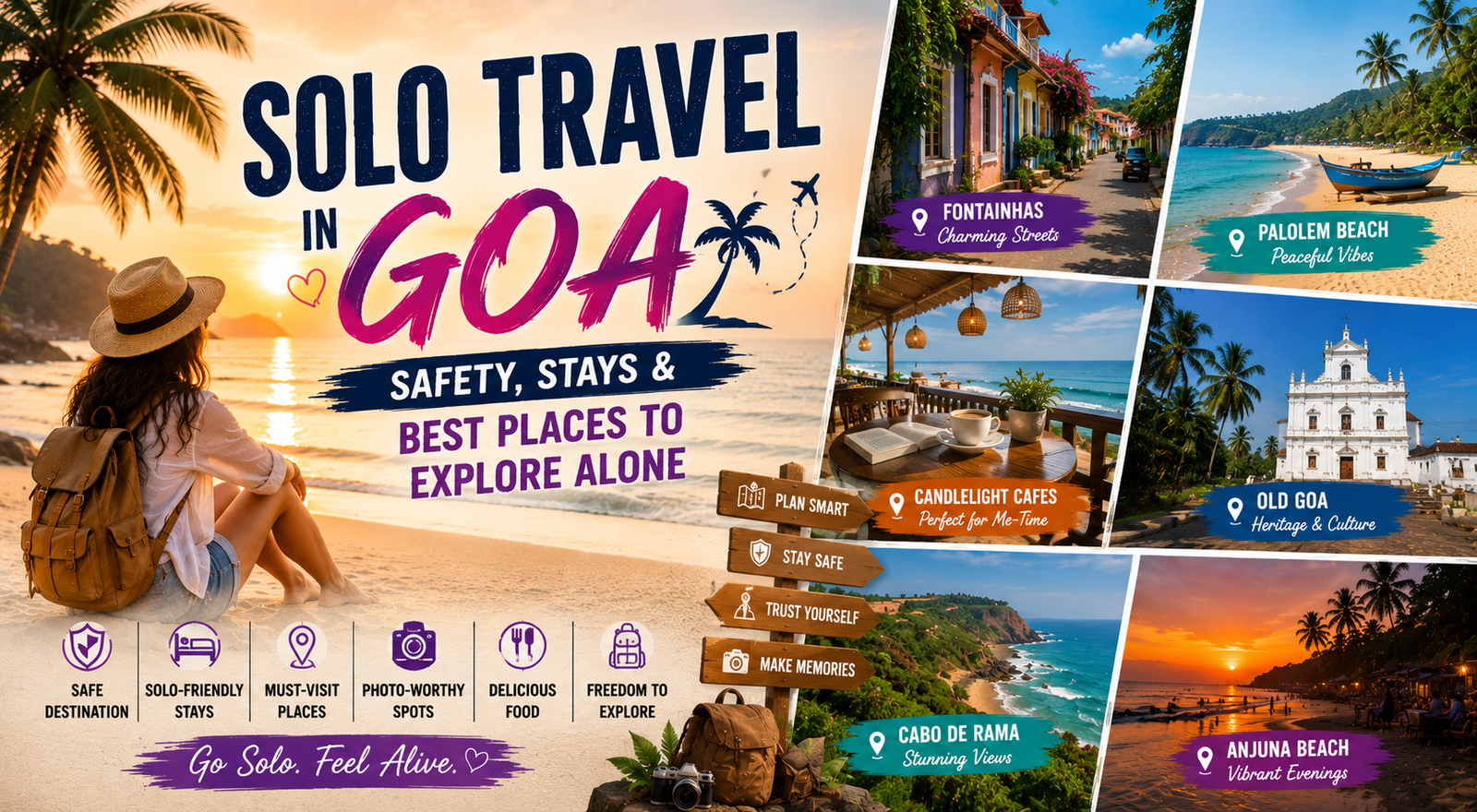 Solo Travel in Goa: Safety, Stays & Best Places to Explore Alone