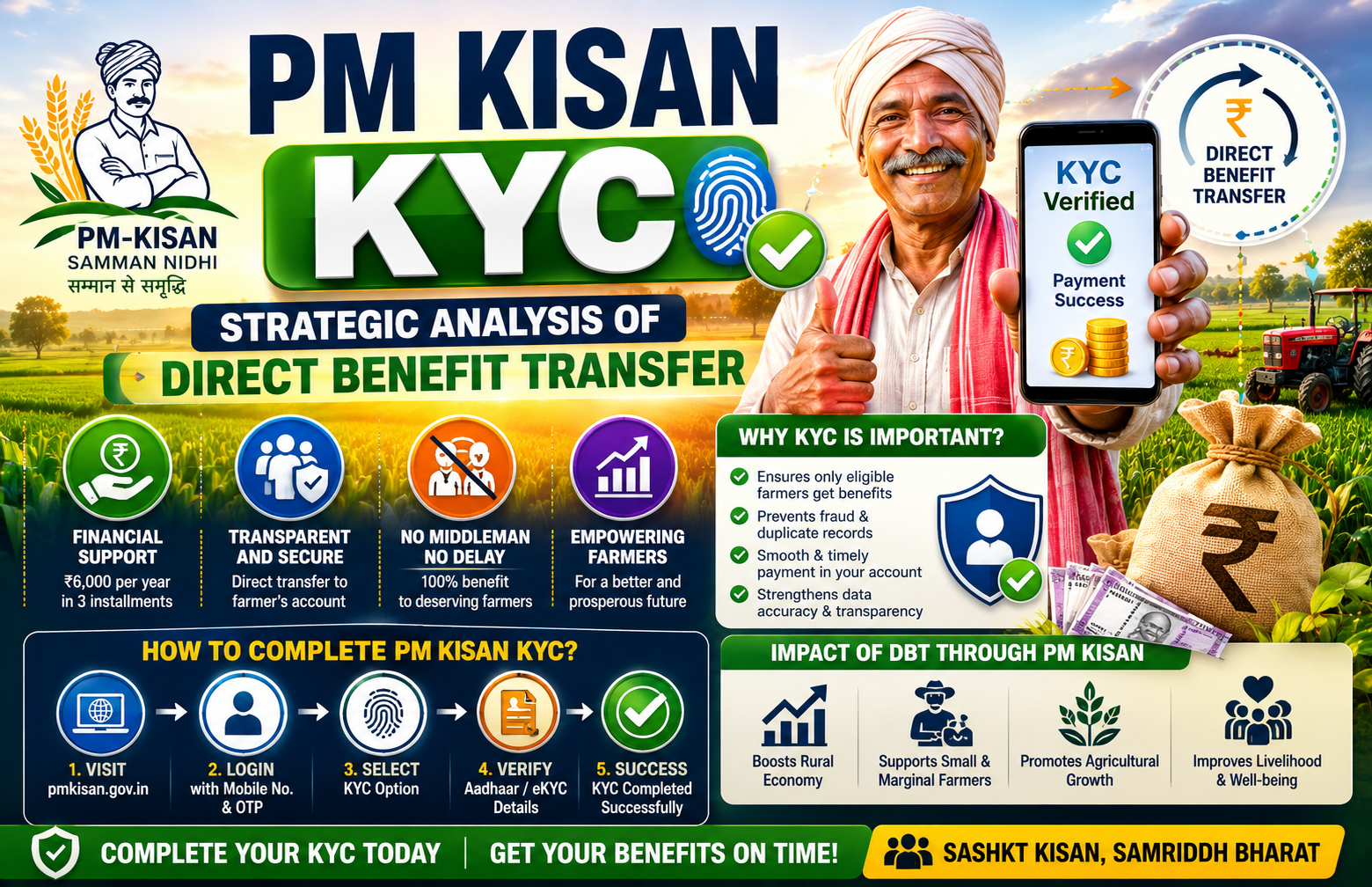 PM Kisan KYC: Strategic Analysis of Direct Benefit Transfer