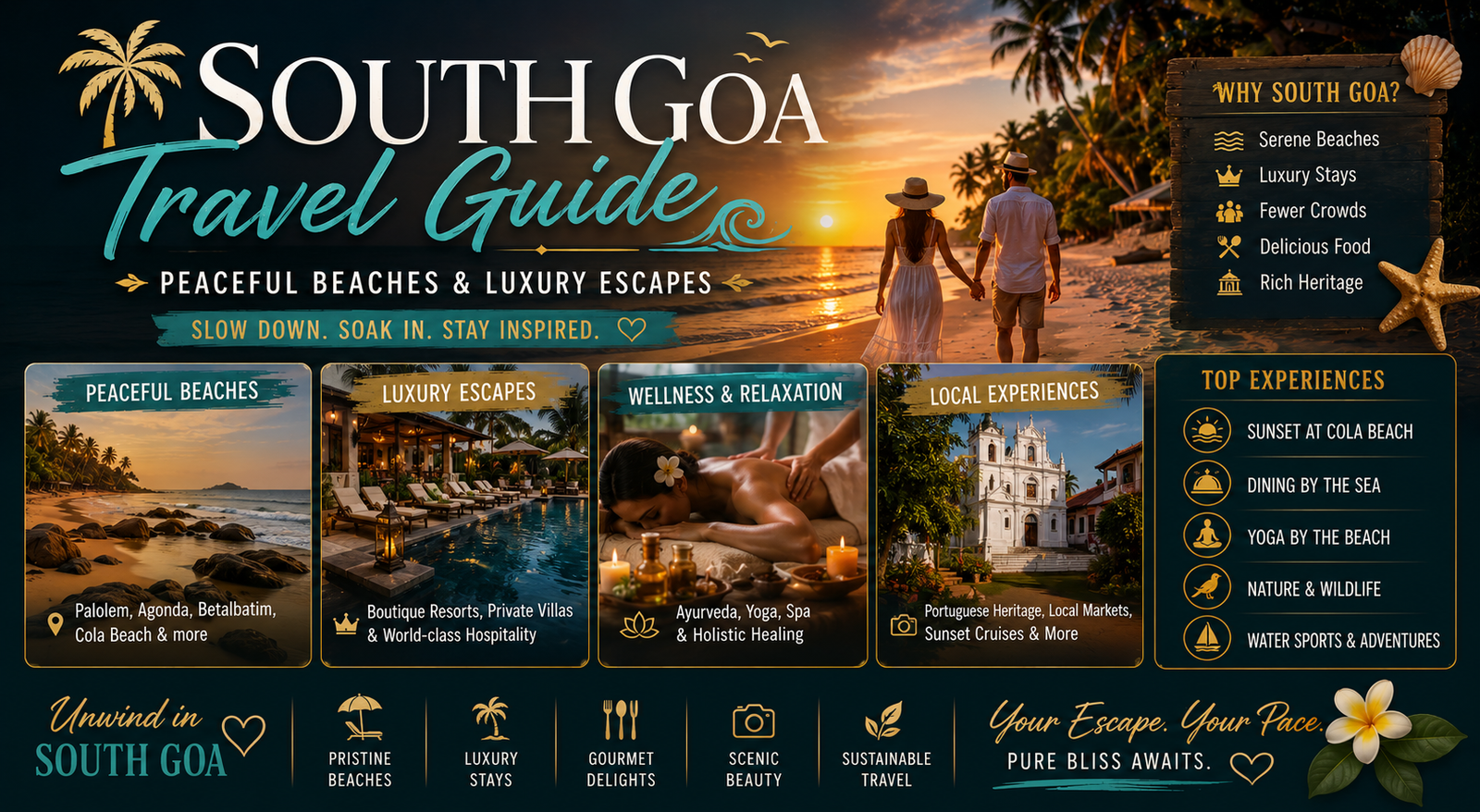South Goa Travel Guide: Peaceful Beaches & Luxury Escapes
