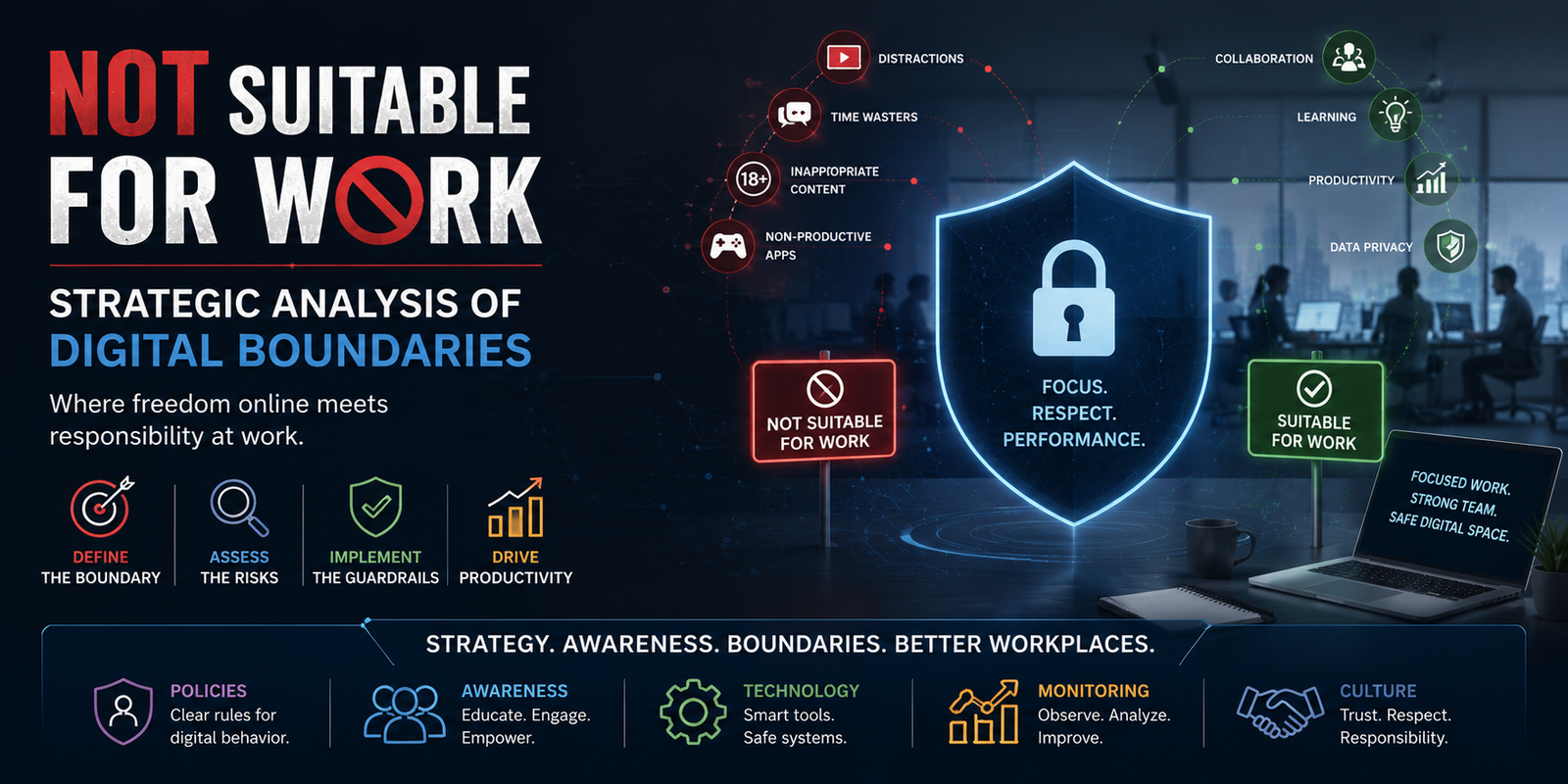 Not Suitable for Work: Strategic Analysis of Digital Boundaries