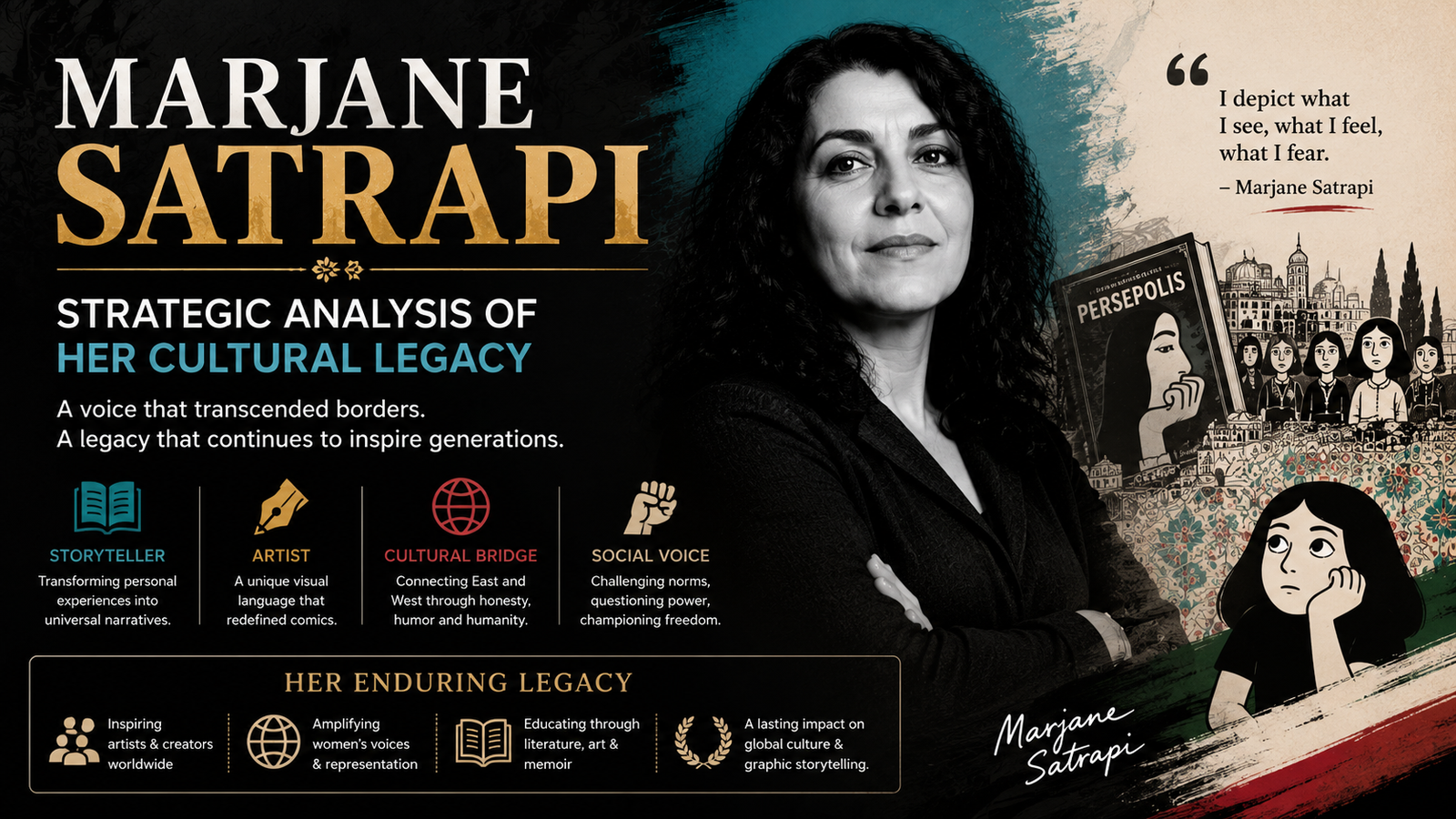 Marjane Satrapi: Strategic Analysis of Her Cultural Legacy