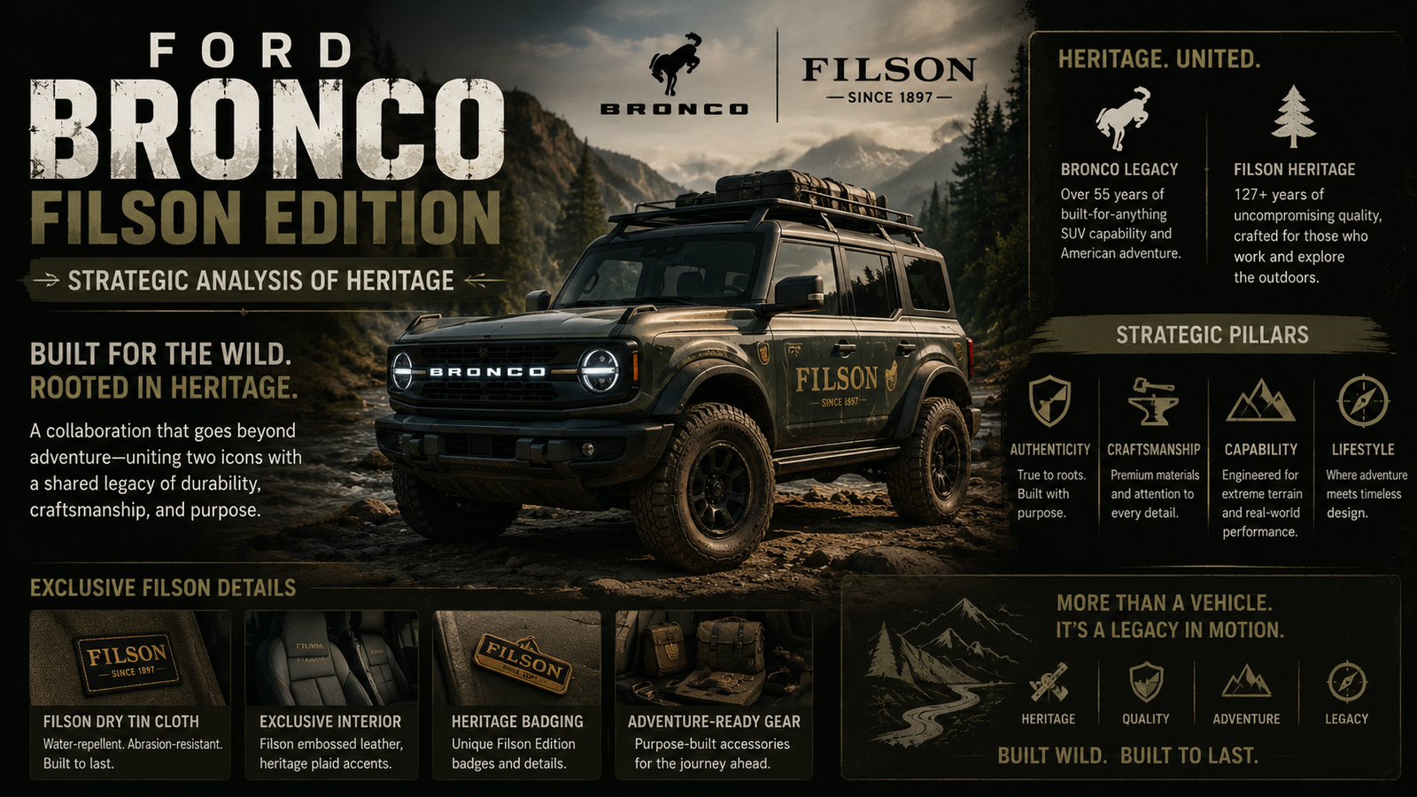 Ford Bronco Filson Edition: Strategic Analysis of Heritage