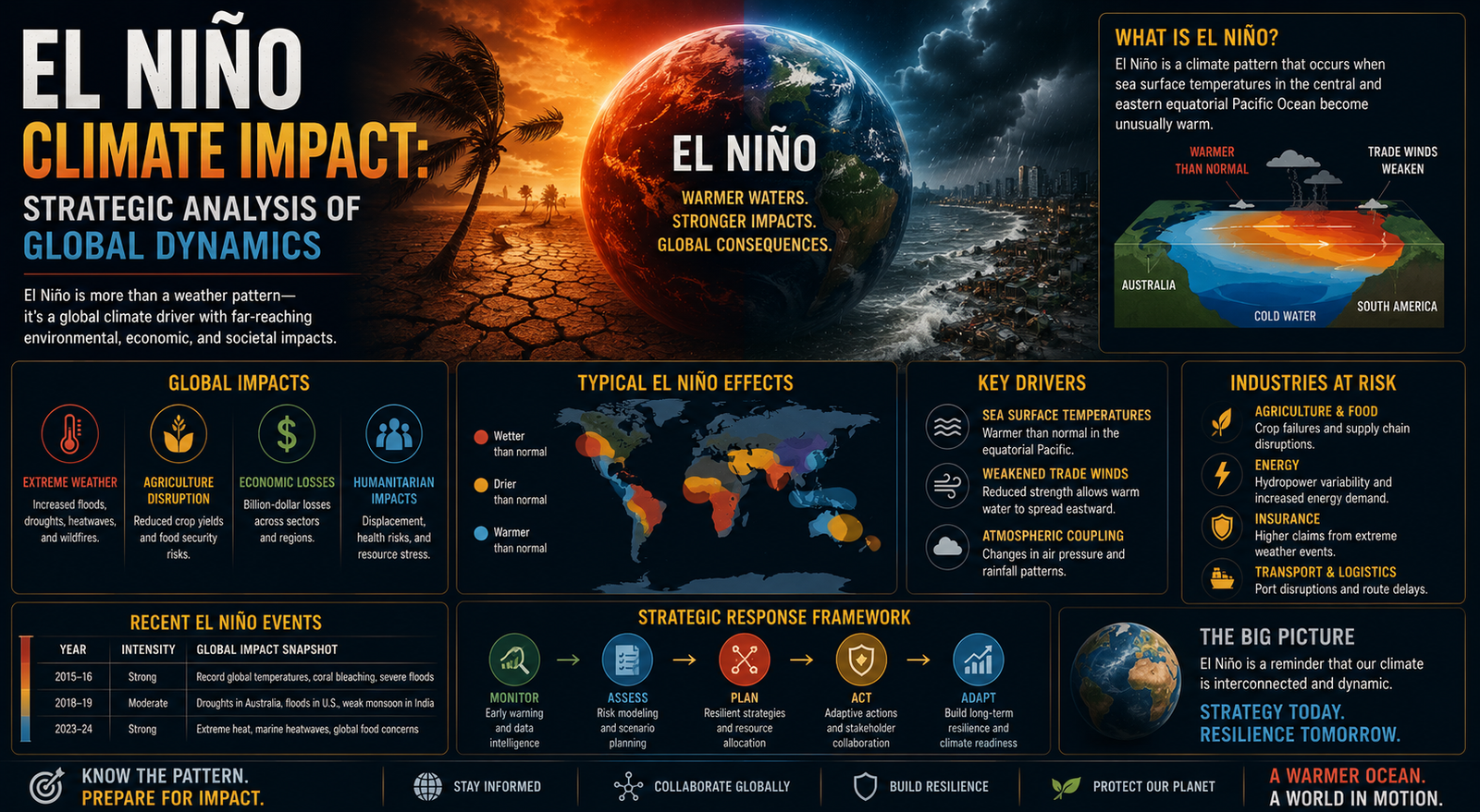 El Niño Climate Impact: Strategic Analysis of Global Dynamics