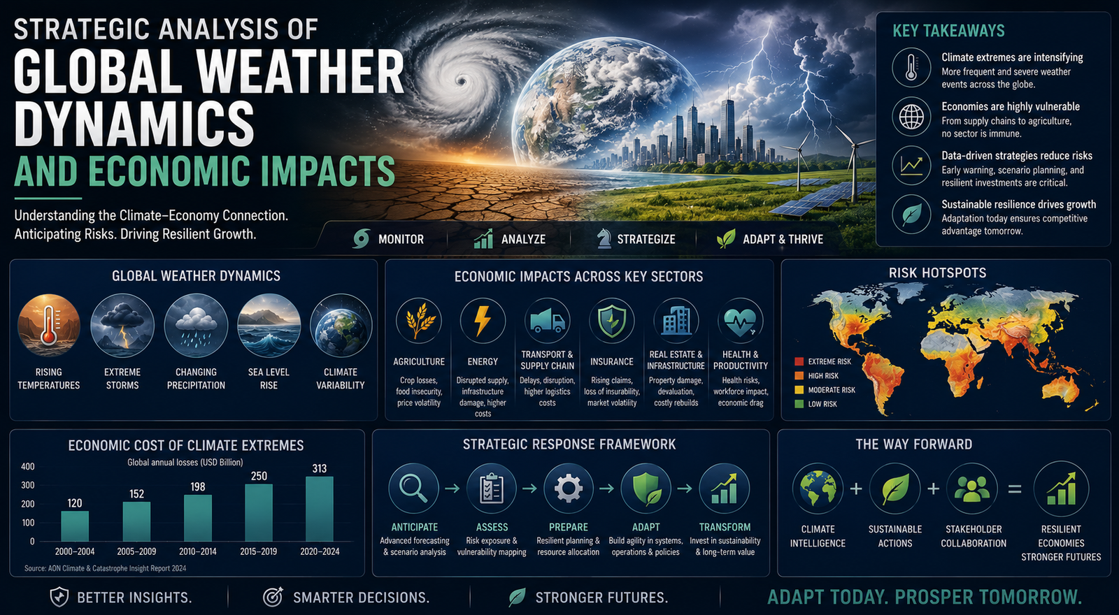 Strategic Analysis of Global Weather Dynamics and Economic Impacts