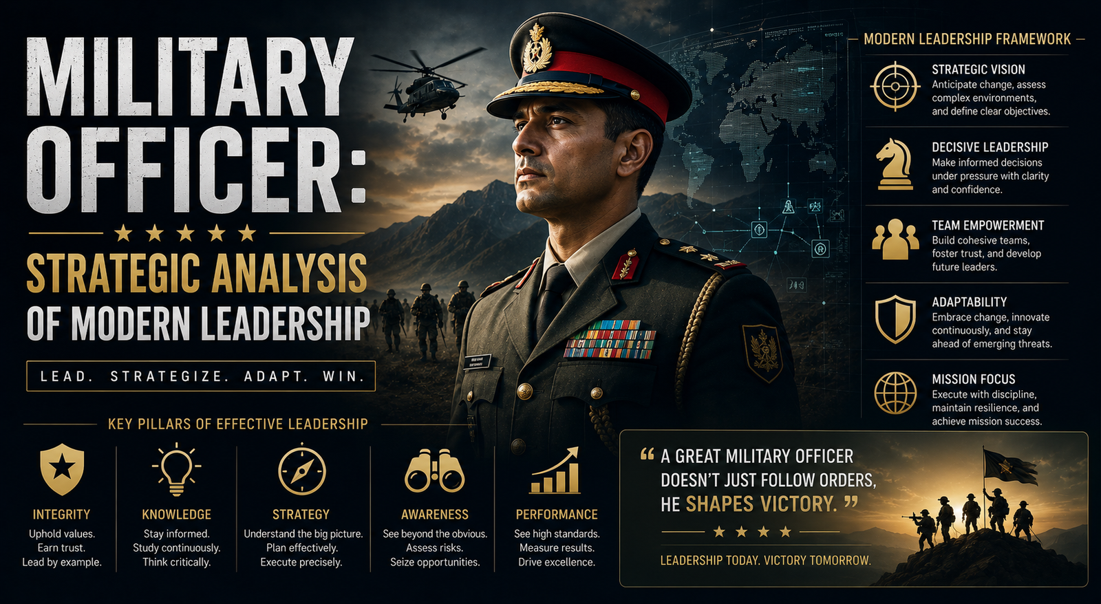 Military Officer: Strategic Analysis of Modern Leadership