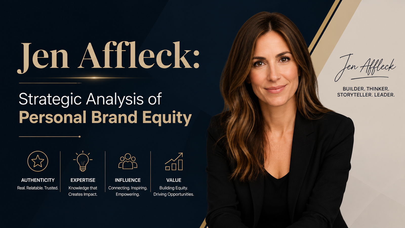 Jen Affleck: Strategic Analysis of Personal Brand Equity