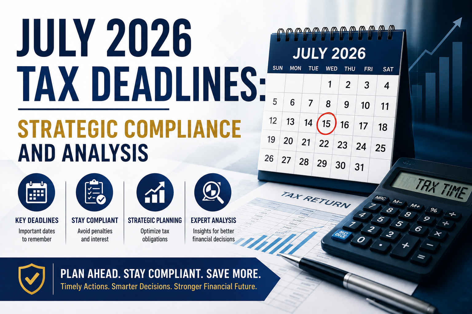 July 2026 Tax Deadlines: Strategic Compliance and Analysis