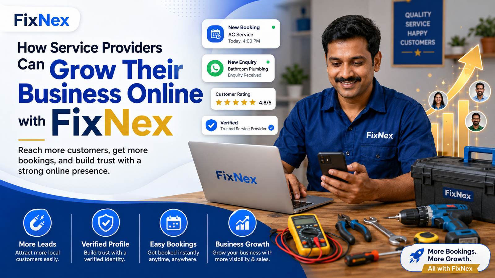 How Service Providers Can Grow Their Business Online with FixNex