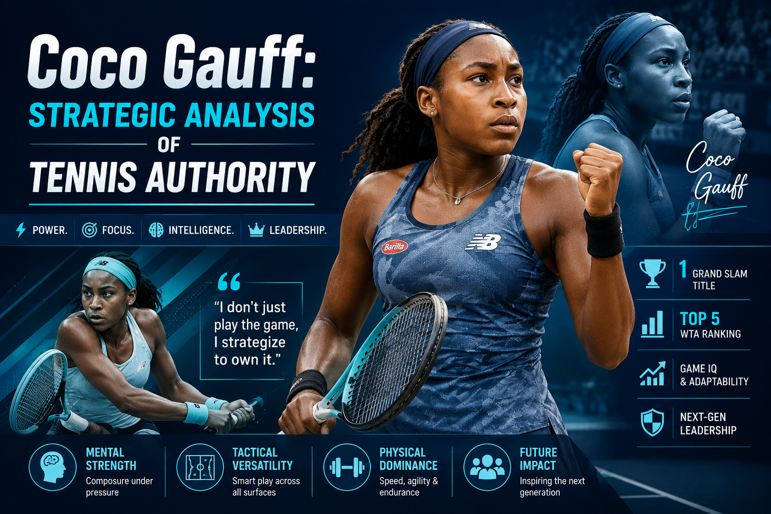 Coco Gauff: Strategic Analysis of Tennis Authority