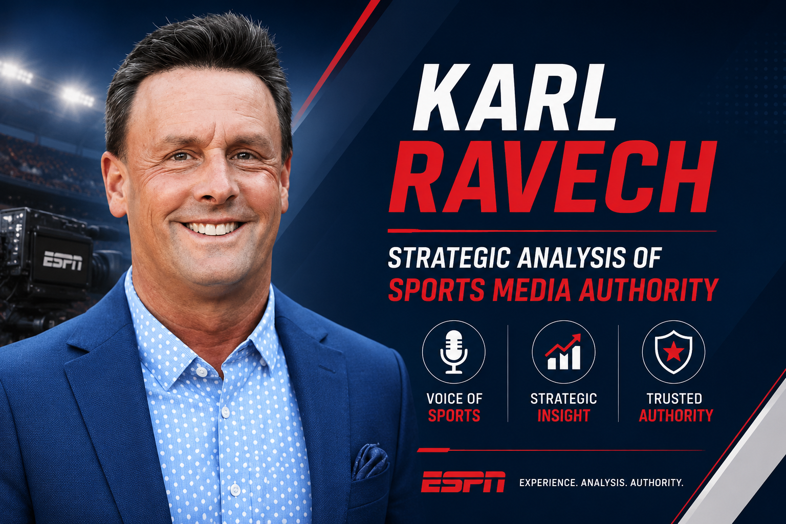 Karl Ravech: Strategic Analysis of Sports Media Authority