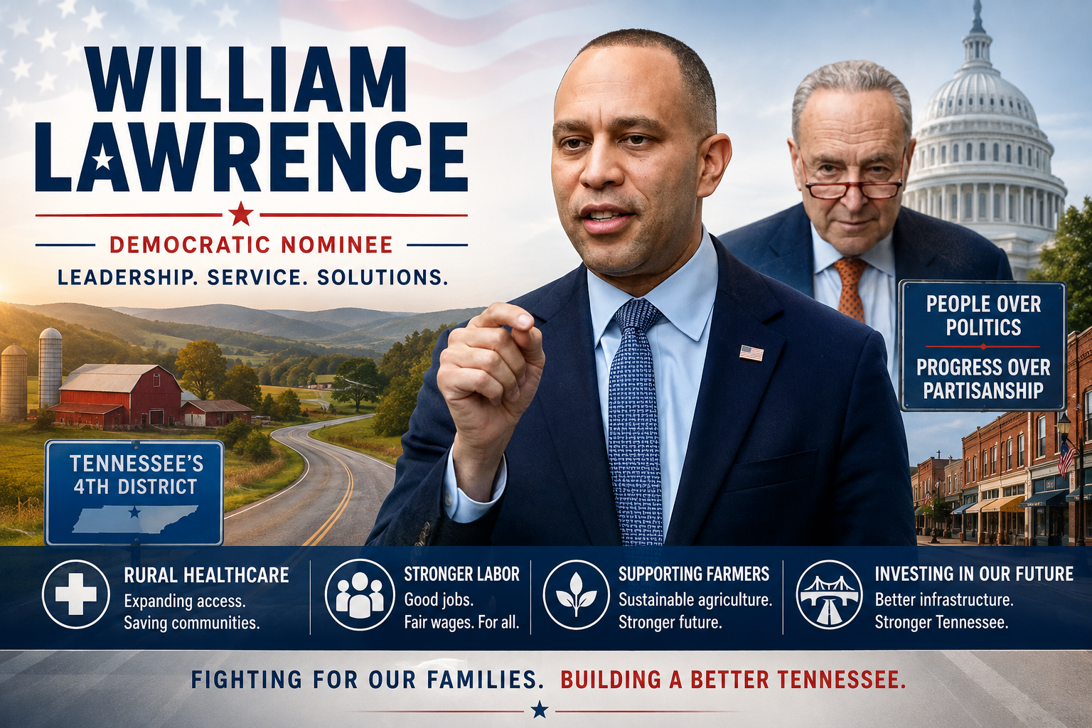 William Lawrence Democratic Nominee: Strategic Analysis