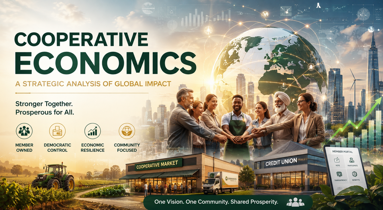 Cooperative Economics: A Strategic Analysis of Global Impact