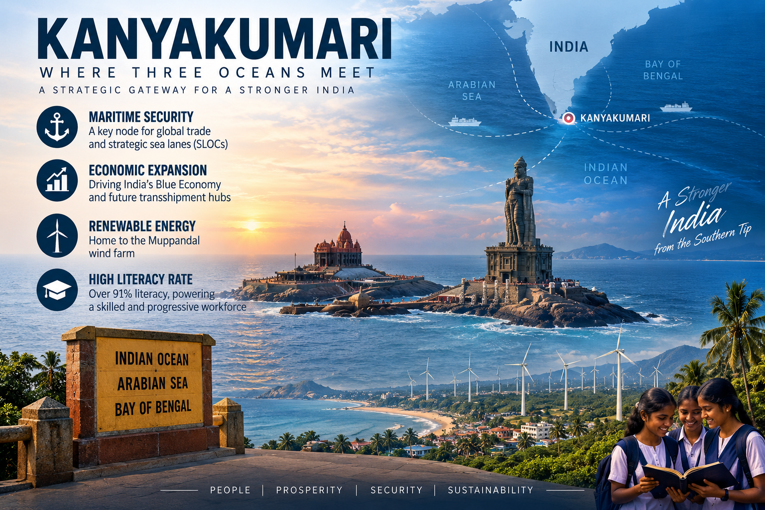 Kanyakumari: Strategic Analysis of India's Southern Gateway