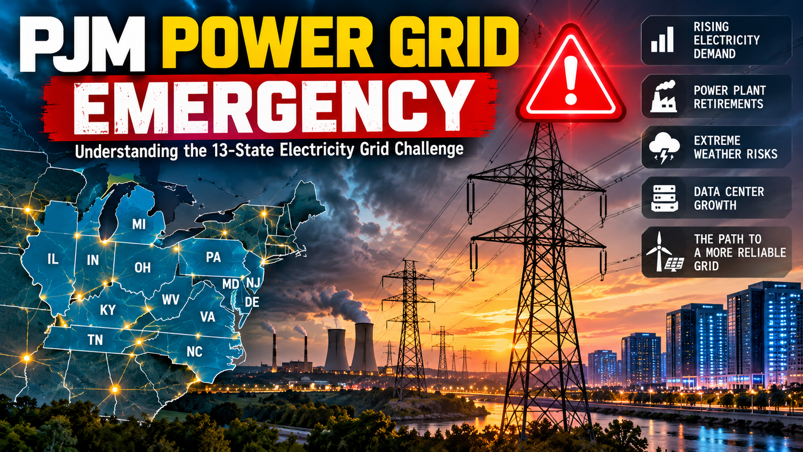 Power Grid Emergency 13 States: Strategic Analysis