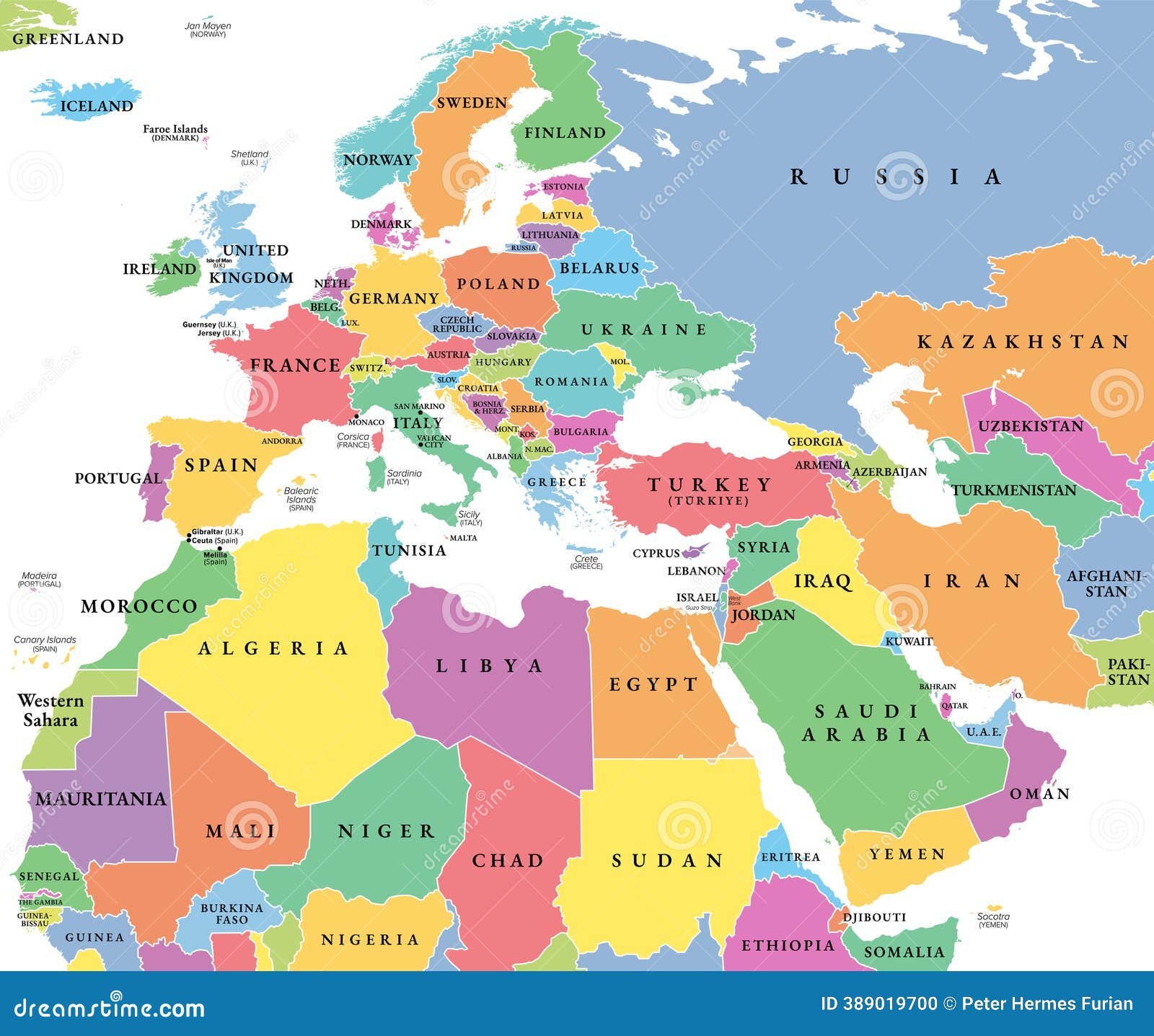 Historical Middle East Political Map
