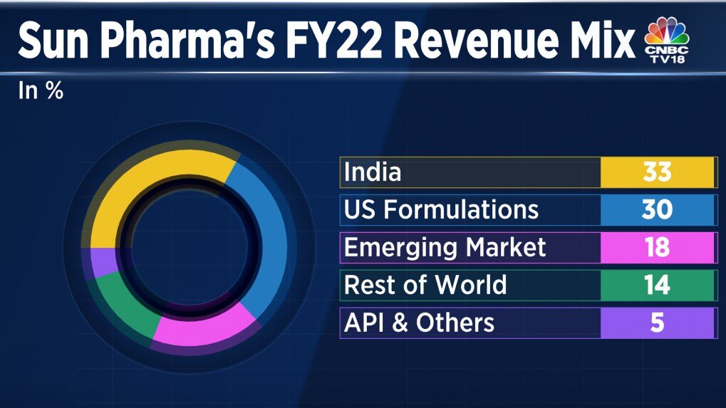 Sun Pharma Geographic Revenue Distribution