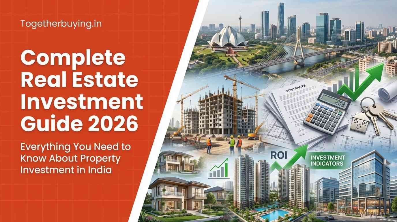 Real estate investment concept with house keys and documents