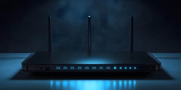 A high performance internet router used for stable online gaming