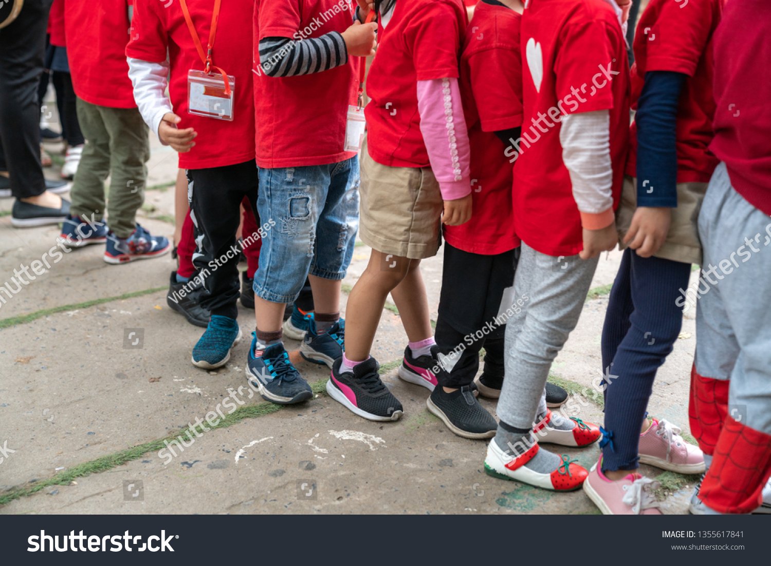 Students of Kendriya Vidyalaya representing the school's disciplined environment