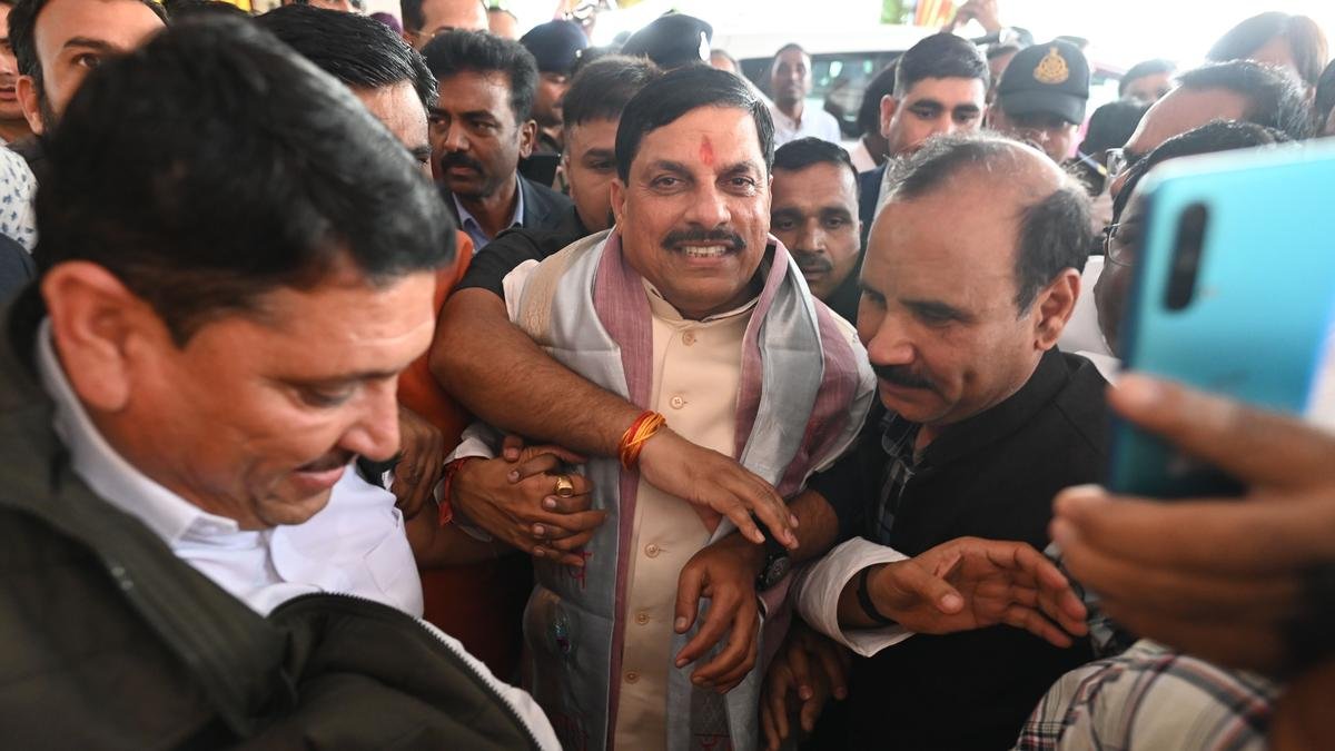 CM Mohan Yadav at a public event