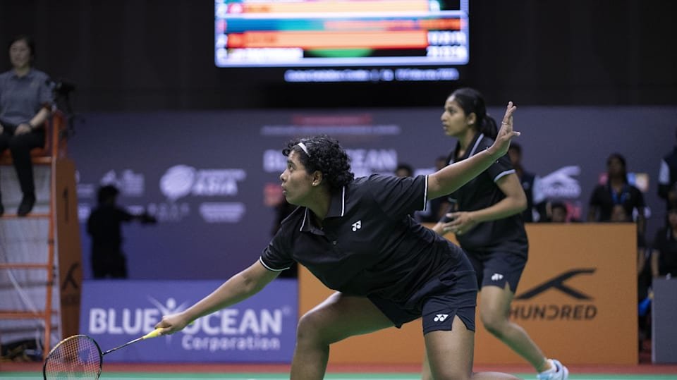 The Indian badminton contingent during an international tournament