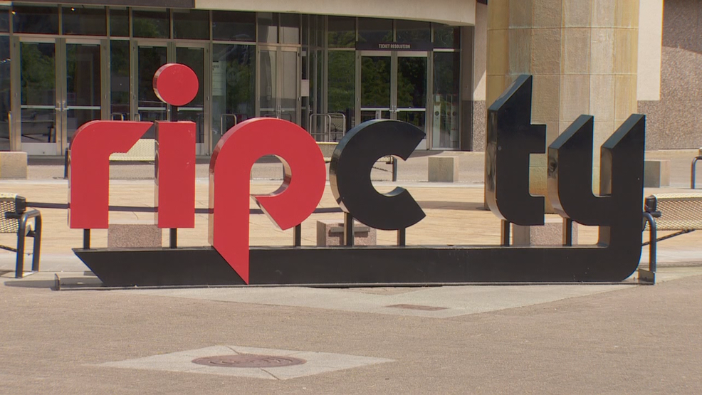 Fans at the Moda Center supporting the Portland Trail Blazers